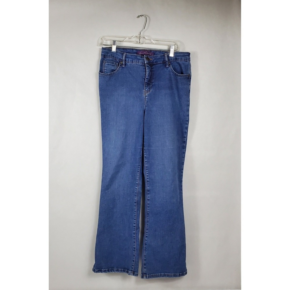 Gloria Vanderbilt Amanda Bootcut Jeans Womens 12 Medium Wash Blue Stretch Denim